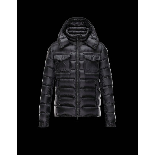 Piumini Moncler Edward Uomo Nero Outlet Roma