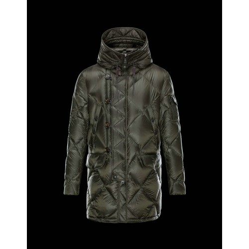 Piumini Moncler Edwin Uomo Oliva Autentico Online