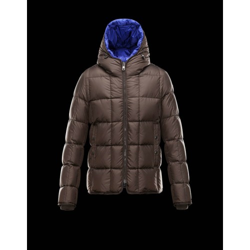Piumini Moncler Gibran Uomo Marrone Outlet Firenze