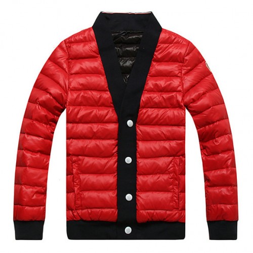 Piumini Moncler Lionel Uomo Rosso Più Grande Sconto
