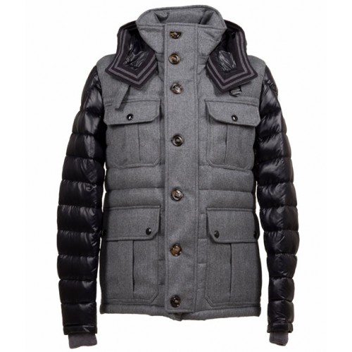 Piumini Moncler Nicholas Uomo Grigio Outlet Italia