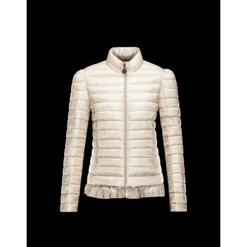 Piumini Moncler Nuovo Moncler Aminta Donna Beige Sito Ufficiale Italiano