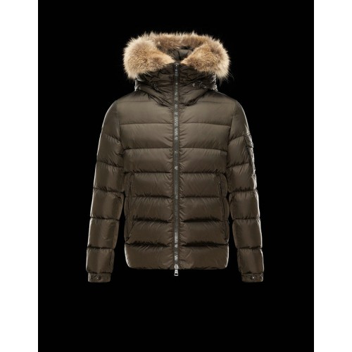 Piumini Moncler Nuovo Moncler Byron Uomo Marrone Rivenditori Milano