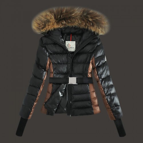 Piumini Moncler Nuovo Moncler Cinture Donna Nero Outlet Italia