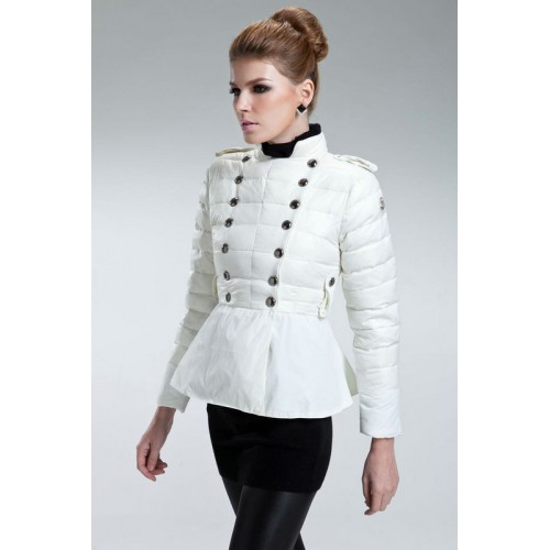 Piumini Moncler Nuovo Moncler Donna Bianco Outlet Italia