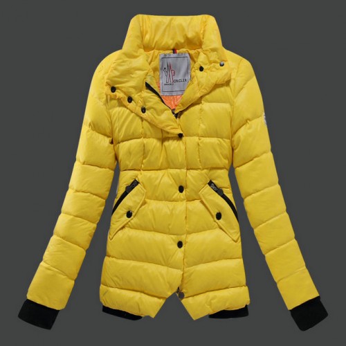 Piumini Moncler Nuovo Moncler Donna Giallo Rivenditori Milano