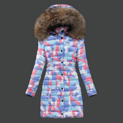 Piumini Moncler Nuovo Moncler Donna Lungo Colorful Sito Italiano
