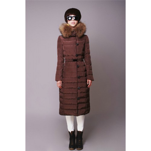 Piumini Moncler Nuovo Moncler Donna Lungo Marrone Prezzi