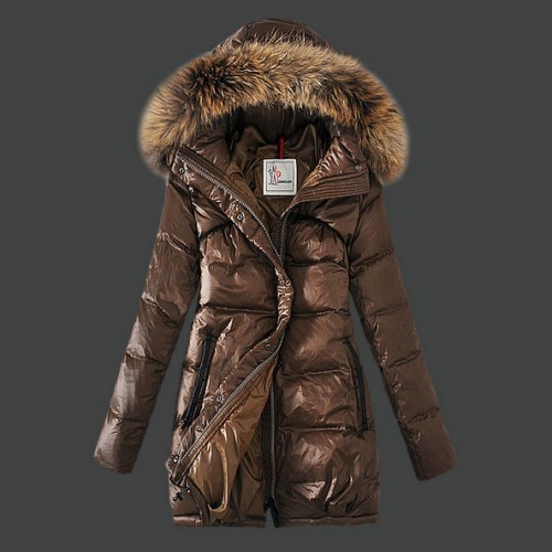 Piumini Moncler Nuovo Moncler Donna Lungo Marrone Store Locator