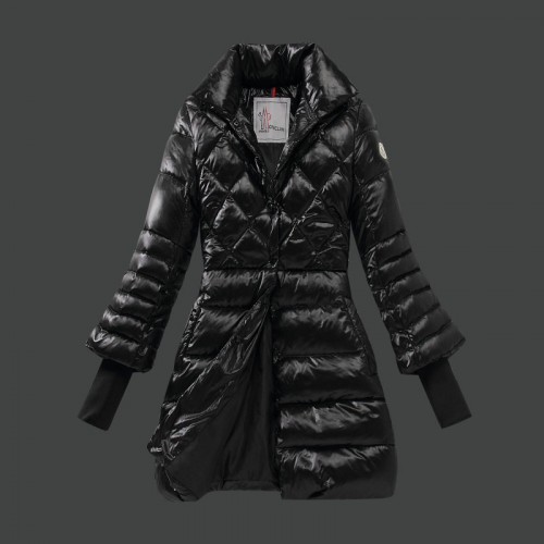 Piumini Moncler Nuovo Moncler Donna Lungo Nero Firenze