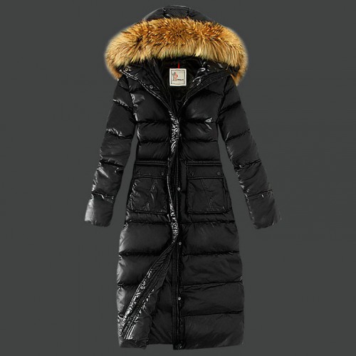Piumini Moncler Nuovo Moncler Donna Lungo Nero Pizza