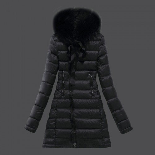 Piumini Moncler Nuovo Moncler Donna Lungo Nero Sicilia
