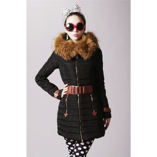 Piumini Moncler Nuovo Moncler Donna Lungo Nero Toscana