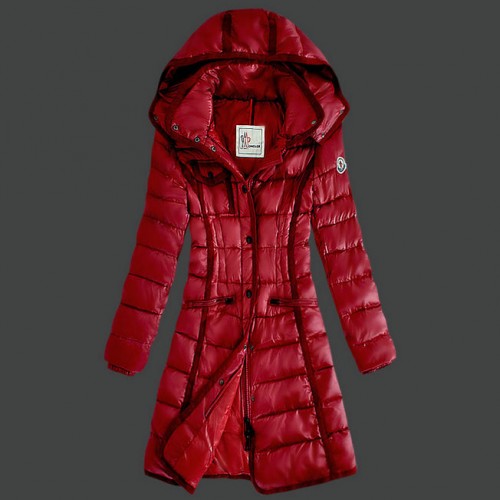 Piumini Moncler Nuovo Moncler Donna Lungo Rosso Online Shop Italia