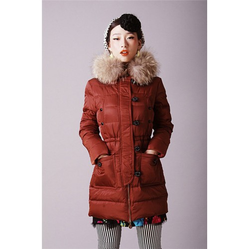 Piumini Moncler Nuovo Moncler Donna Lungo Rosso Sito Italia