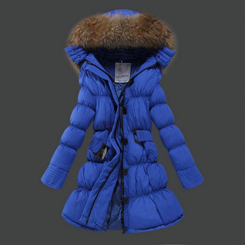Piumini Moncler Nuovo Moncler Donna Lungo Zaffiro Negozio Roma