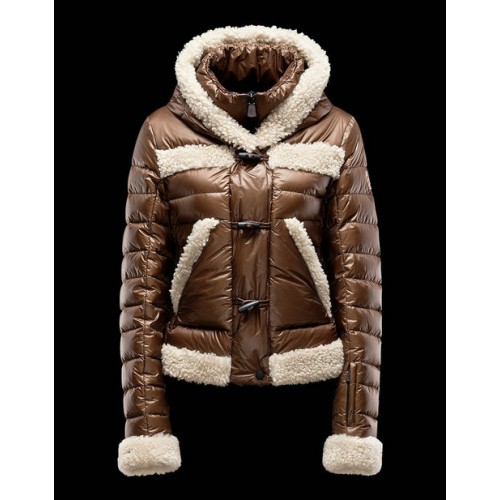 Piumini Moncler Nuovo Moncler Donna Marrone Ufficiale Shop Online