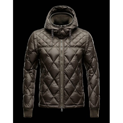 Piumini Moncler Nuovo Moncler Girardot Uomo Marrone Outlet Sicilia