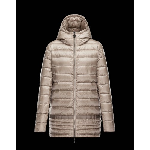 Piumini Moncler Nuovo Moncler Narlay Donna Beige Outlet Sicilia