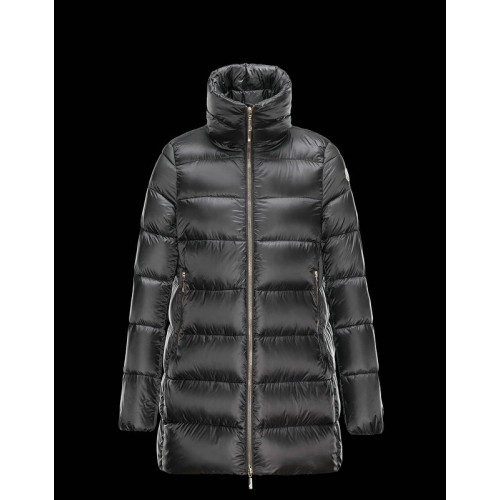Piumini Moncler Nuovo Moncler Torcy Donna Grigio Scuro Online Outlet