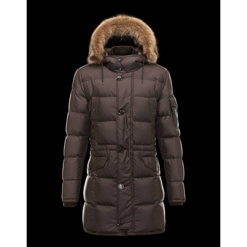 Piumini Moncler Uomo Garbiel Marrone Prezzi Bassi