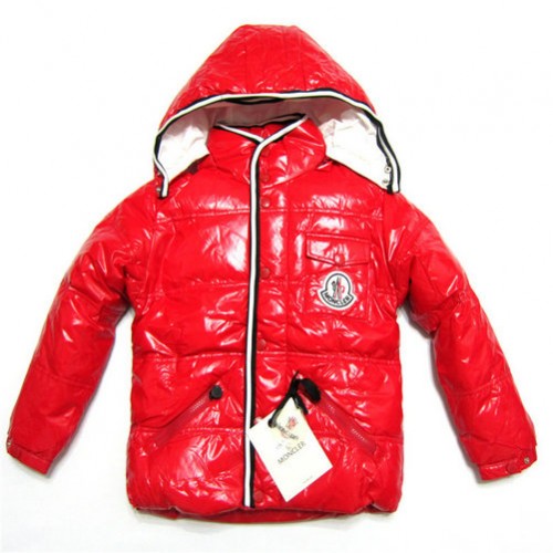 Shop Online 2017 Piumini Moncler Bambini Branson Rosso