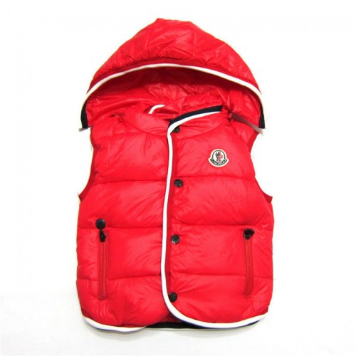 Shop Online 2017 Piumini Moncler Gilet Bambini Rosso