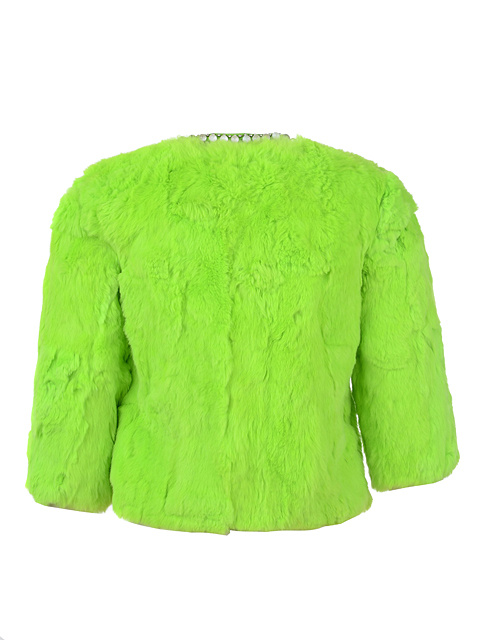 Moncler Pelliccia Donna Verde