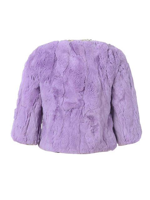 Moncler Pelliccia Donna Viola