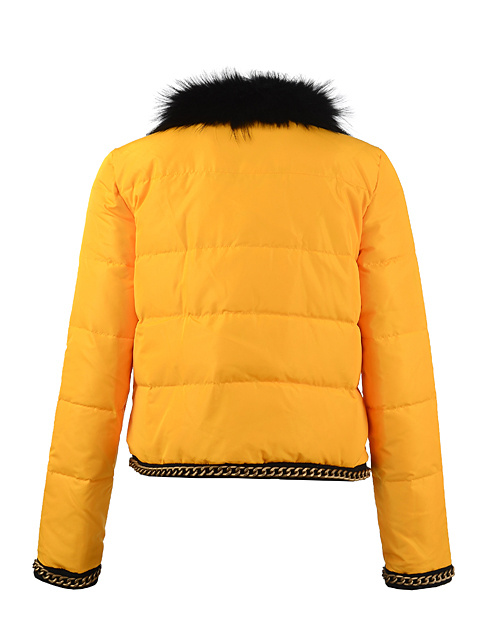 Nuovo Piumini Moncler Cerniera Giallo