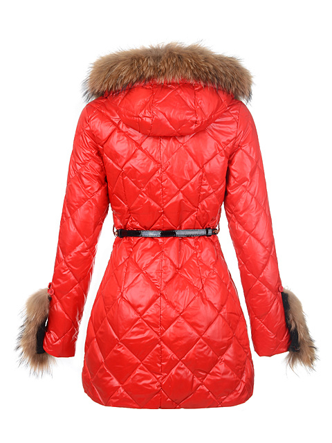 Piumini Moncler Donna Lungo Rosso