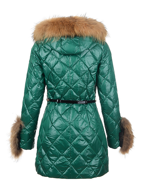 Piumini Moncler Donna Lungo Verde