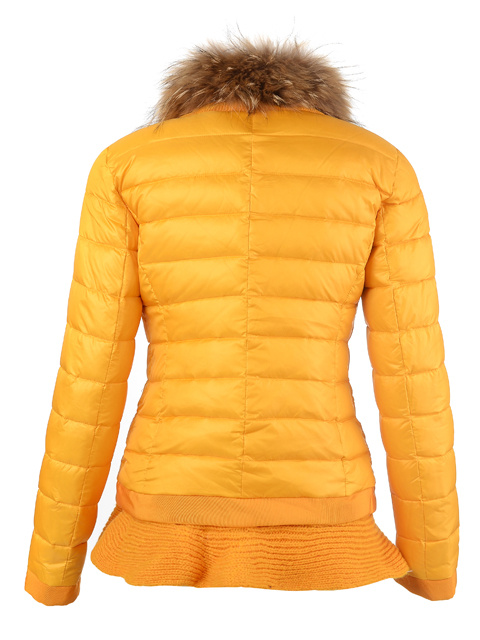 Piumini Moncler Orlo Gonna Giallo
