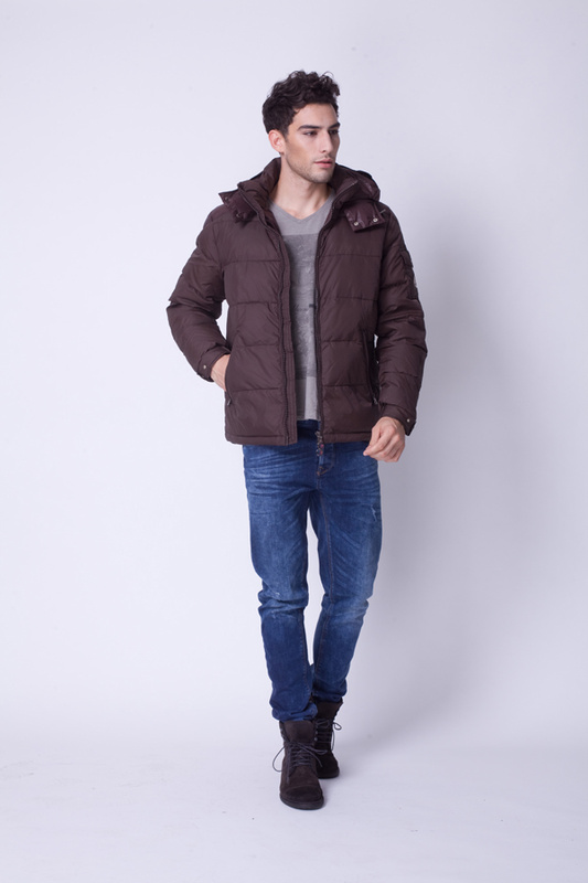 2016 Piumini Moncler Himalaya Uomo Marrone