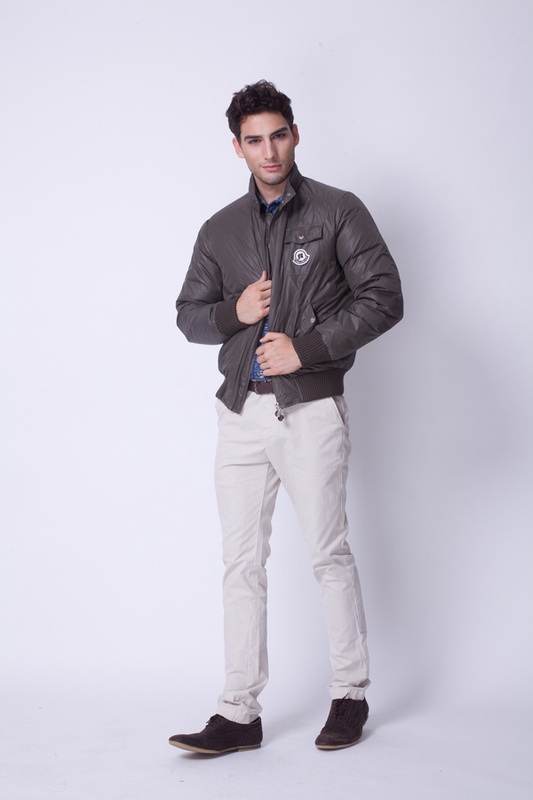 Piumini Moncler Affari Uomo Charcoal