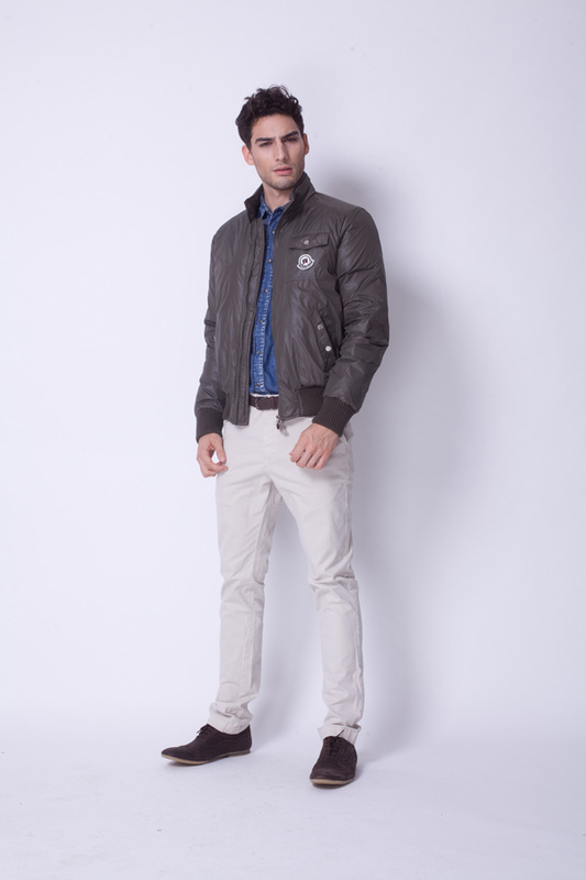 Piumini Moncler Affari Uomo Charcoal