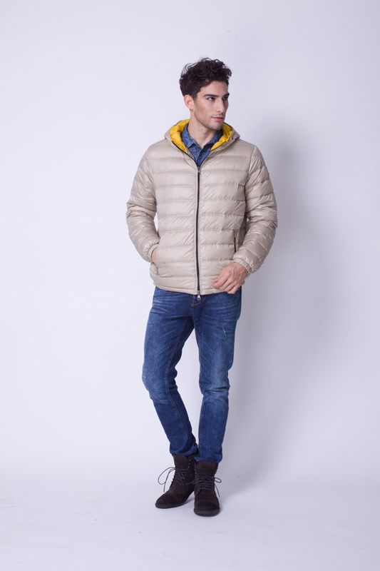 Piumini Moncler Leggera Uomo Beige