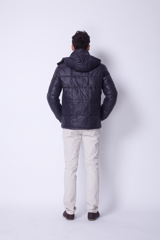 Piumini Moncler Trapuntato Cappuccio Uomo Nero