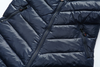 Piumini Moncler Lungo Antivento Navy