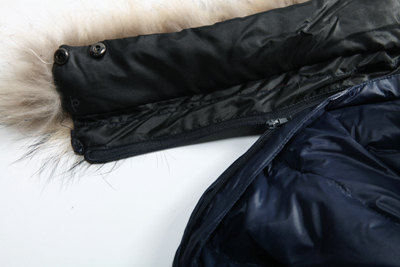 Piumini Moncler Lungo Antivento Navy