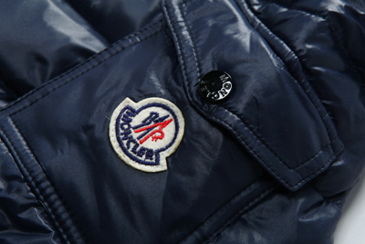 Piumini Moncler Lungo Antivento Navy