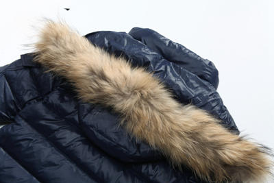 Piumini Moncler Lungo Antivento Navy