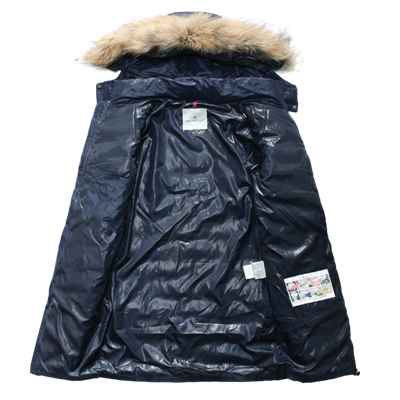 Piumini Moncler Lungo Antivento Navy