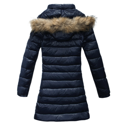 Piumini Moncler Lungo Antivento Navy