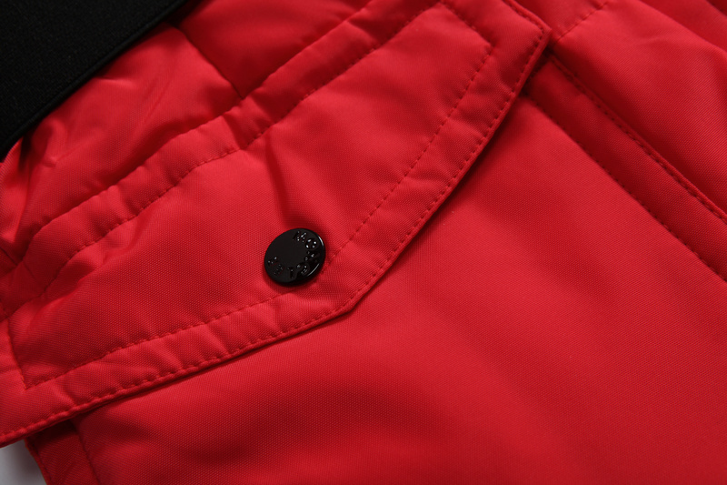 2016 Piumini Moncler Lungo Antivento Bambini Rosso