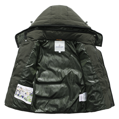 Piumini Moncler Branson Bambini Oliva