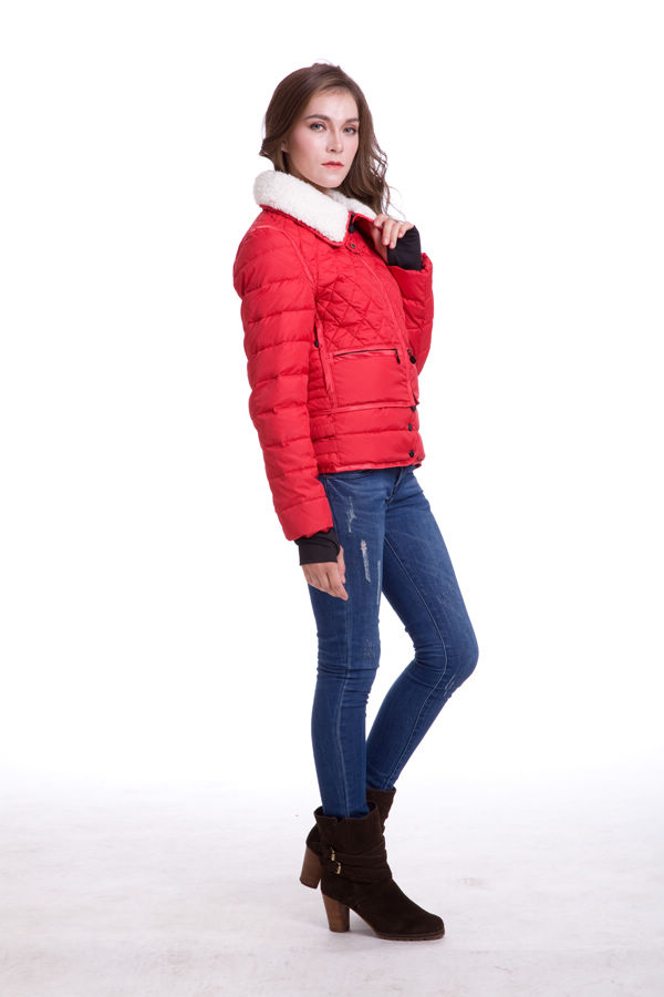 Piumini Moncler 2016 Caldi Rosso