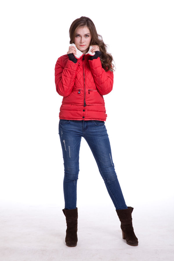 Piumini Moncler 2016 Caldi Rosso