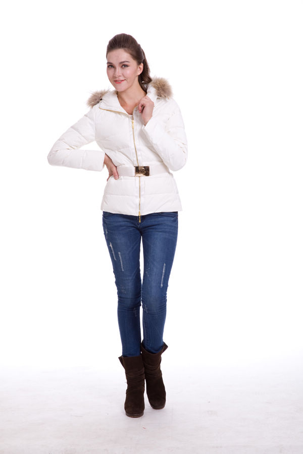 Piumini Moncler Donna Angers Bianco