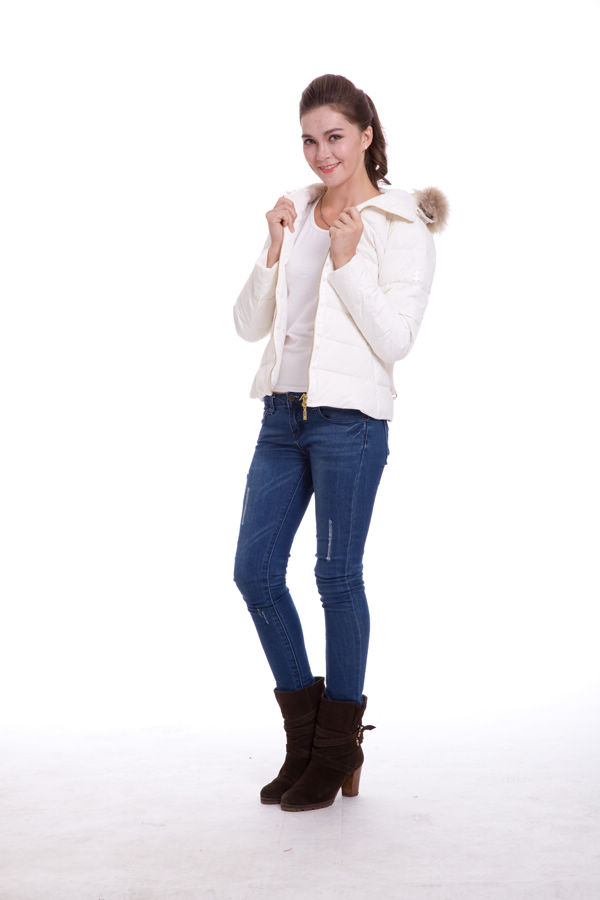 Piumini Moncler Donna Angers Bianco